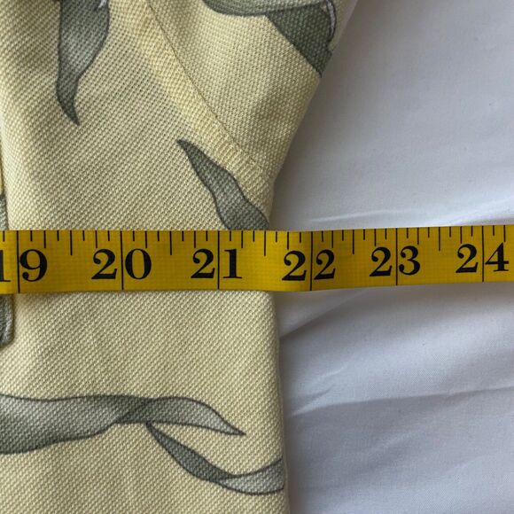 Tommy Bahama Yellow Floral Tropical Short Sleeve Polo Shirt Size Medium Men’s - Picture 10 of 11